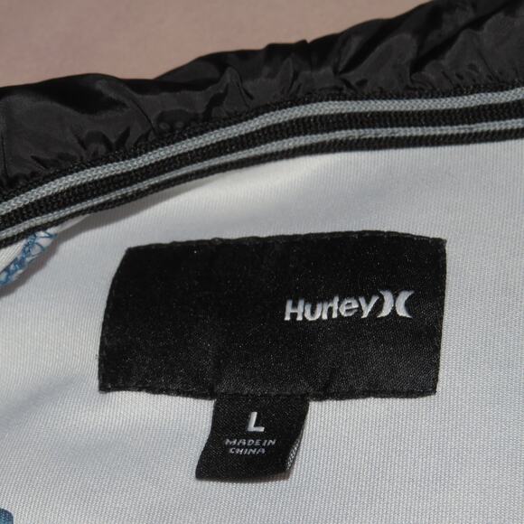 Hurley Blue Shark Graphic Full Zip Up Boys Hoodie - Picture 5 of 6